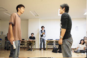 Students practice acting at Actors Clinic