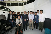 Prof.Kawashima, Assoc.Prof.Daimon and students