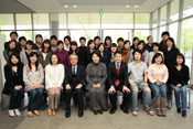 Associate Prof. Yoko Hasebe and students