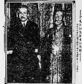 Mita Shimbun  (21 November 1922) Einstein (left) with interpreter Jun Ishihara (right)