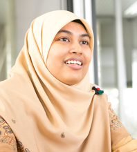 Iza Husna, Binti Mohamad Hashim, Second-year master’s program student, Graduate School of Science and Technology