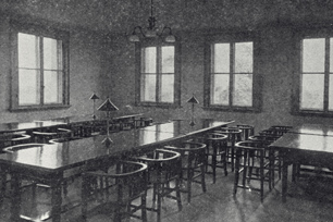 The special reference room during the Taisho era (1912-1926) (Mita Media Center collection)