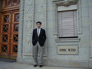 At the WTO Headquarters
