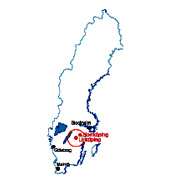 Map of Linkoping, Sweden
