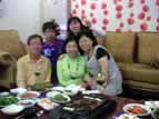 A friend and her family in Korea. She came to my house to "homestay" during my high school years. I was invited for dinner many times while in Korea, and this is like my second home. Getting to know a typical Korean home was a new excitement for me.