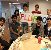 Club activity with PLURIO at Hiyoshi Campus