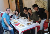 I went to Sicily with my French and Japanese friends in summer