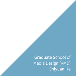Graduate School of Media Design(KMD) Shiyuan He