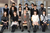 Prof.Tsunenori Arai and students