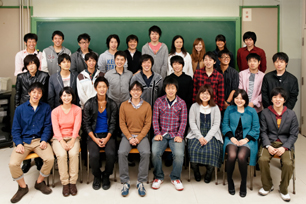 Associate Prof. Toyotaka Sakai and students