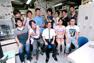 Prof. Takeshi Sugai and students