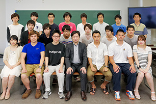 Associate Professor, Ken Jimbo and students