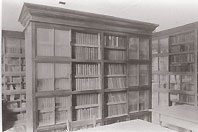 Bookshelves of the “book room” (around 1891)