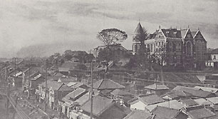 Distant view of the library (around 1912)