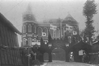 The library on the day of the opening ceremony