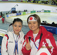 Working as a volunteer at the 7th Asian Winter Games