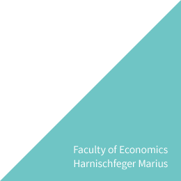 Faculty of Economics Harnischfeger Marius