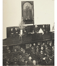 1938（昭和13）年医学部卒業記念アルバムに掲載されていた入学式の写真