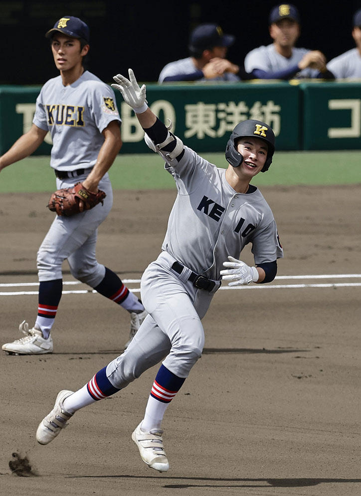 【六大学野球】慶應義塾大学野球部　ユニフォームユニフォーム上Mサイズ